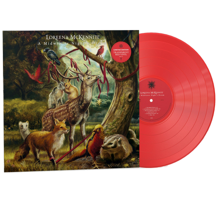 A Midwinter Night’s Dream Transparent Red LP – Loreena McKennitt Store